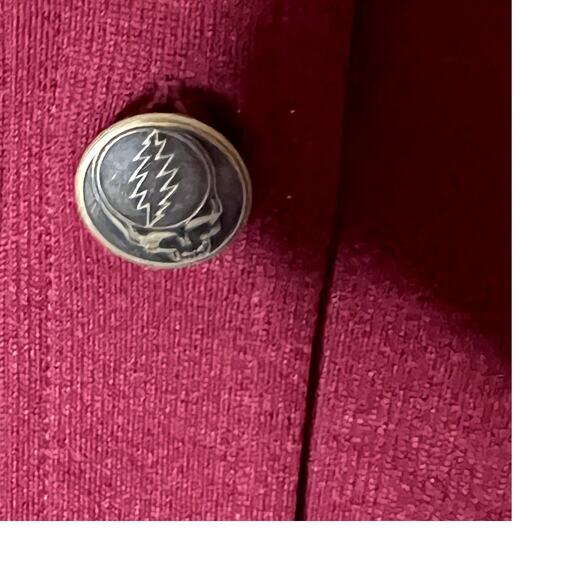 Grateful Dead by Section 119 mens shirt size L burgundy button down - Picture 8 of 11